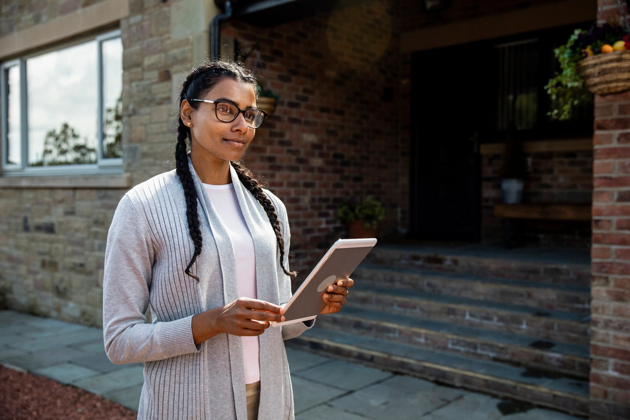 Landlord reviewing property sale options