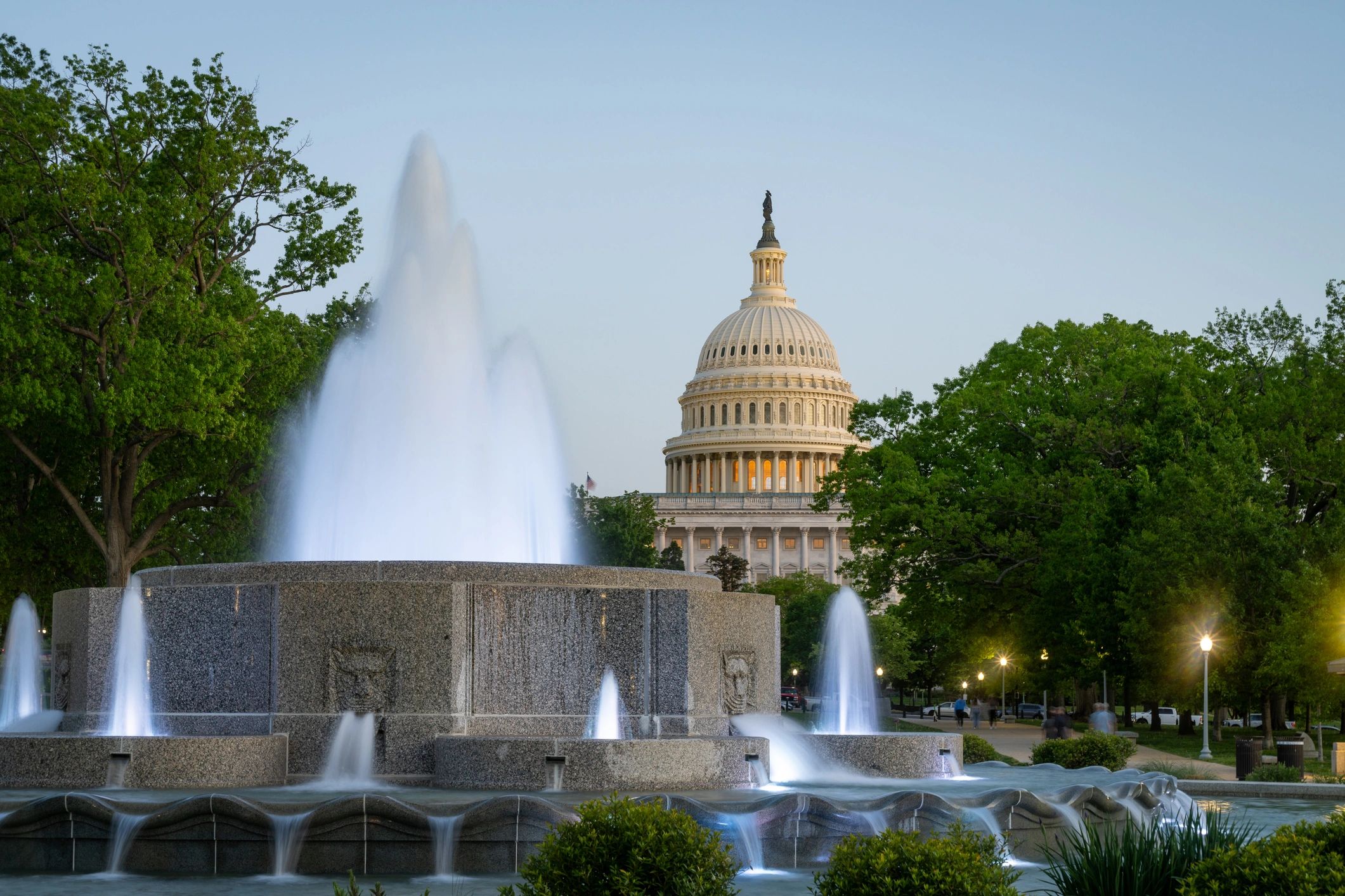 Washington DC skyline for commute-based neighborhood planning